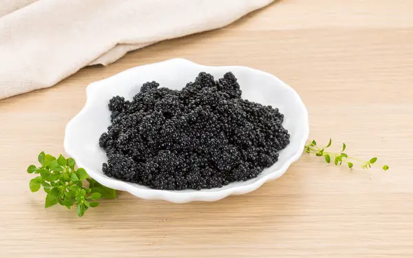 Black caviar — Stock Photo, Image