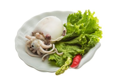 haşlanmış mürekkepbalığı