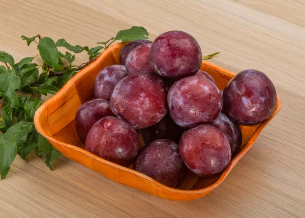 Fresh plums — Stock Photo, Image