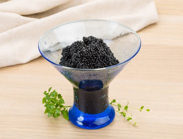 Black caviar — Stock Photo, Image