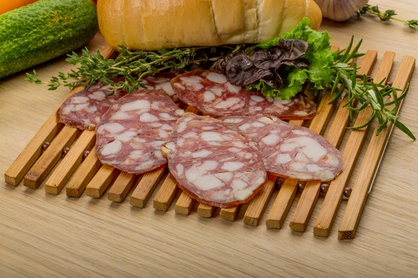 Salami — Stockfoto