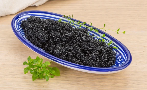 Black caviar — Stock Photo, Image