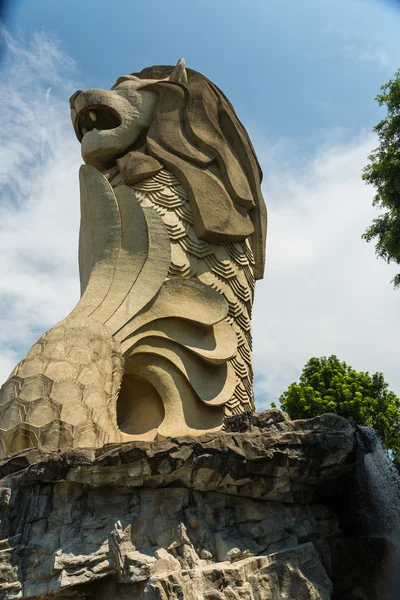 Uitzicht op singapore stad skyline — Stockfoto