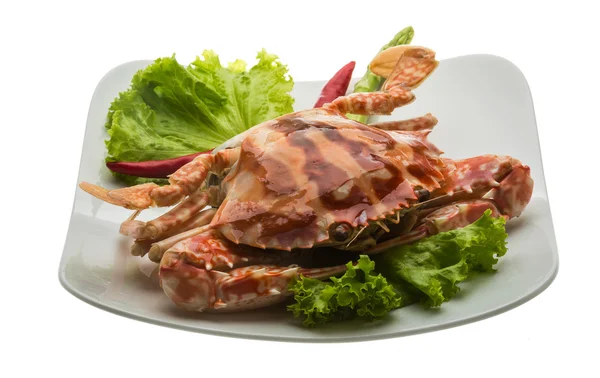 Röd krabba — Stockfoto