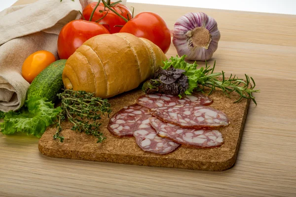 Salami — Stockfoto