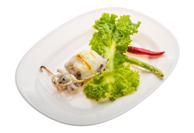 ızgara mürekkep balığı