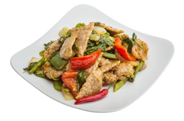 sebze soslu domuz eti