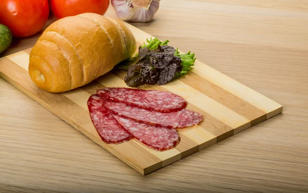 Salami — Stockfoto