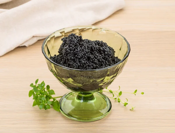 Black caviar — Stock Photo, Image