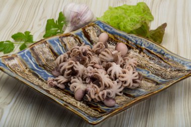 haşlanmış ahtapot