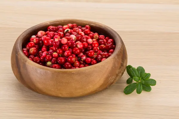 Preiselbeere in der Schüssel — Stockfoto