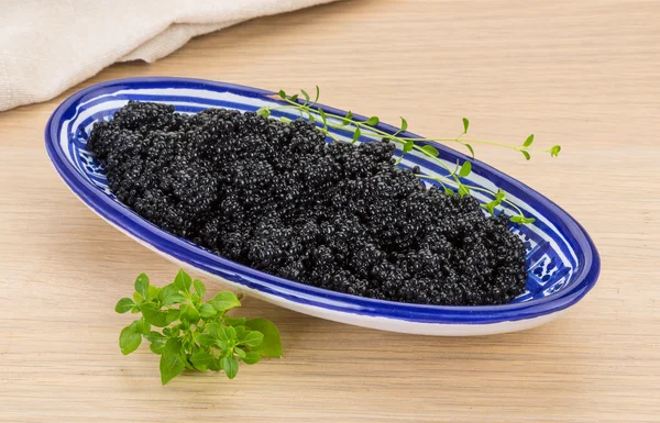 Black caviar — Stock Photo, Image