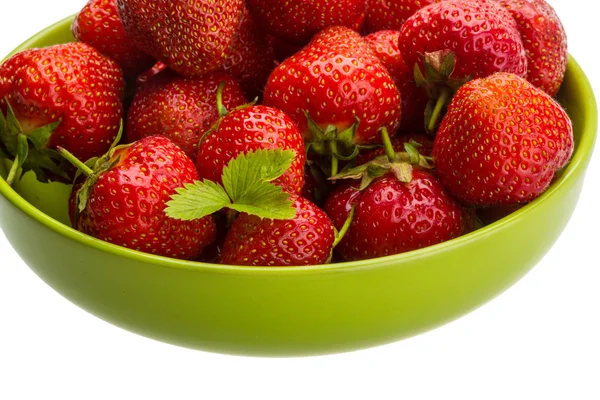 Strawberry in the bowl — Stock Photo, Image