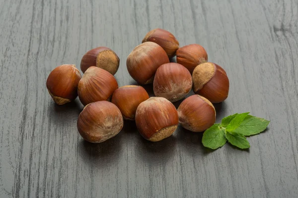 Hazelnut heap — Stock Photo, Image