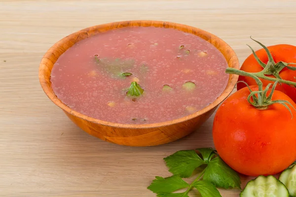 Gaspacho, zuppa di pomodoro — Foto Stock
