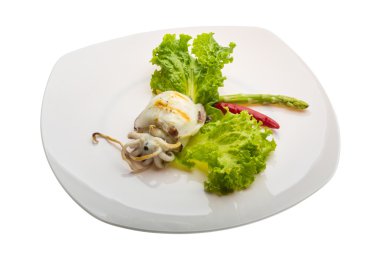 ızgara mürekkep balığı