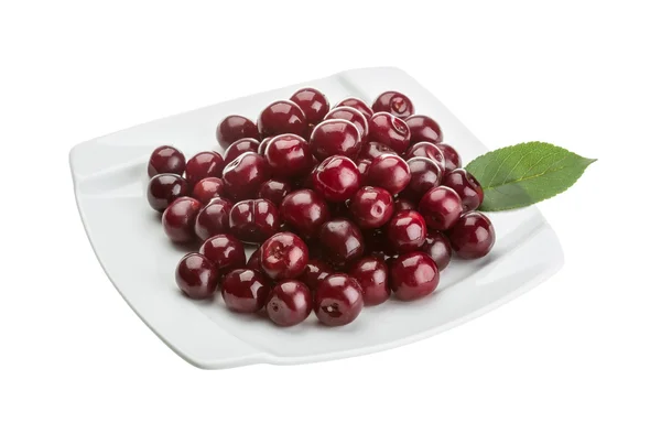 Cherry in the bowl — Stock Photo, Image