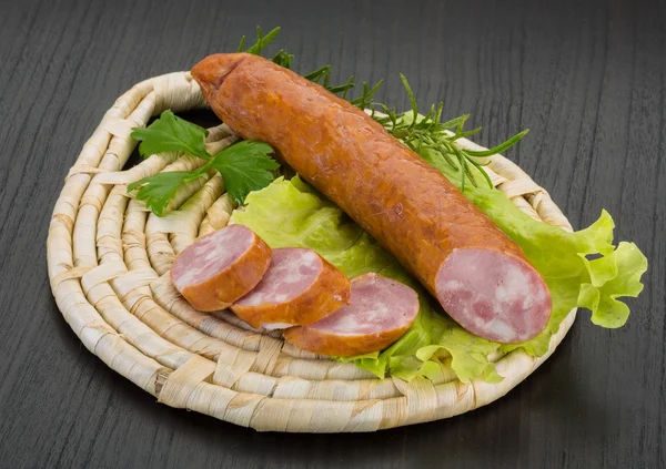 Sliced sausage — Stock Photo, Image