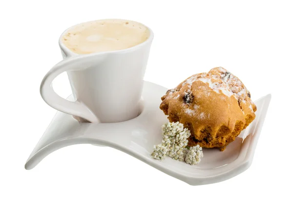 Café con pastel — Foto de Stock