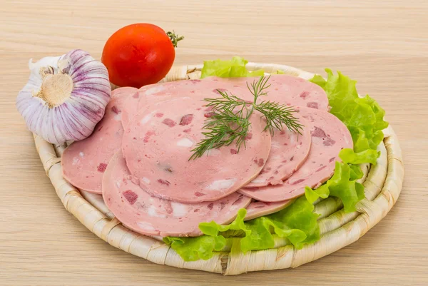 Salsicha de carne — Fotografia de Stock