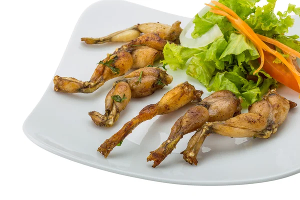 Grilled frog legs — Stock Photo, Image