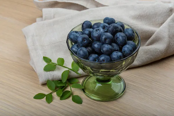 在碗里的蓝莓 — 图库照片