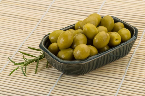 Green olives — Stock Photo, Image