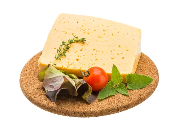 Cheese with thyme — Stock Photo, Image