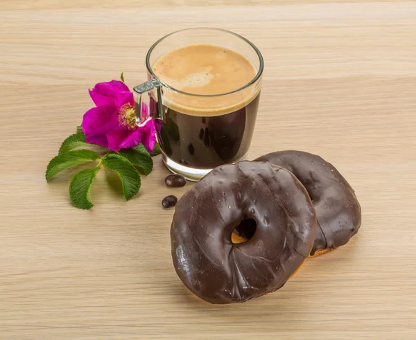Chocolate donuts — Stock Photo, Image