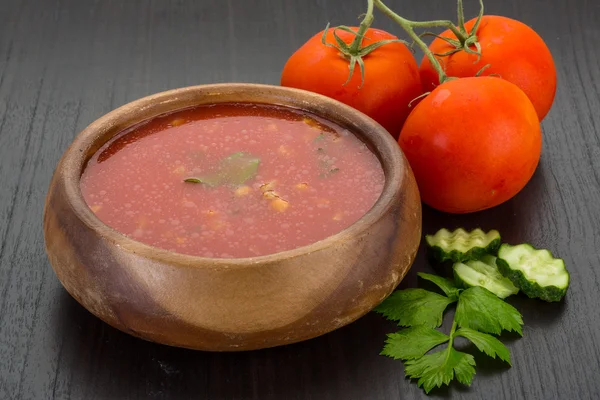 Gaspacho, sopa de tomate — Foto de Stock