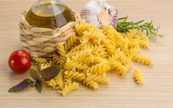 Fusilli med tomat — Stockfoto