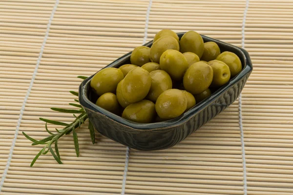 Green olives — Stock Photo, Image