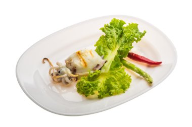 ızgara mürekkep balığı