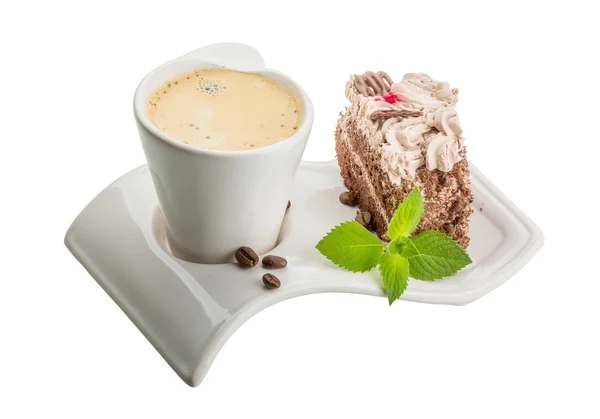 Caffè con torta — Foto Stock