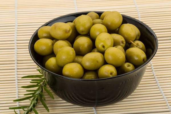 Aceitunas verdes — Foto de Stock