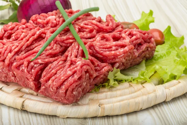 Nyers darált marhahús — Stock Fotó