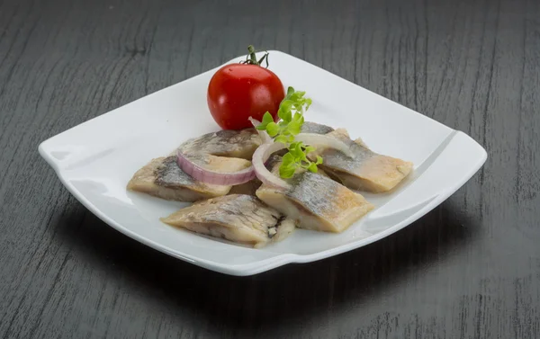 Sliced herring — Stock Photo, Image