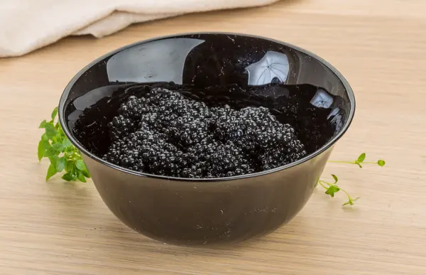 Caviar preto — Fotografia de Stock