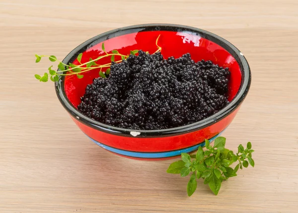 Black caviar — Stock Photo, Image