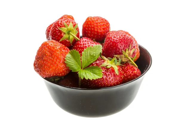 बाऊलमध्ये स्ट्रॉबेरी — स्टॉक फोटो, इमेज