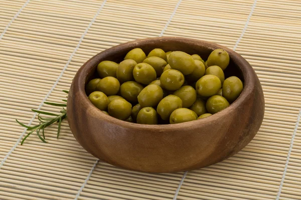 Green olives — Stock Photo, Image