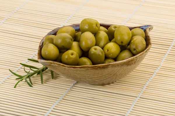 Green olives — Stock Photo, Image