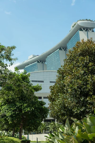 Marina Bay Sands w Singapurze. — Zdjęcie stockowe