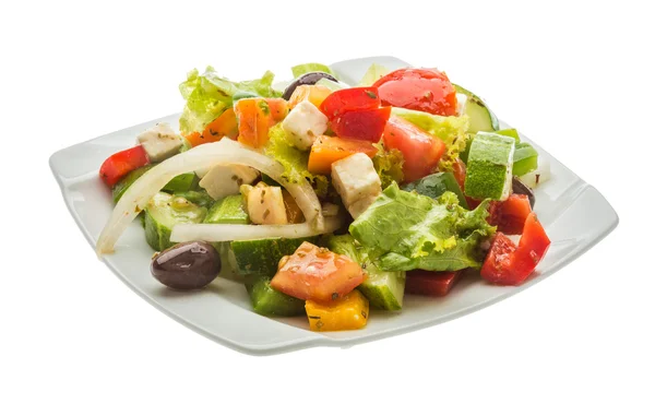 Delicous greek salad — Stock Photo, Image