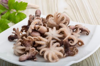 haşlanmış ahtapot