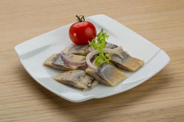 Sliced herring — Stock Photo, Image