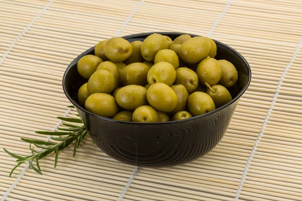 Green olives — Stock Photo, Image