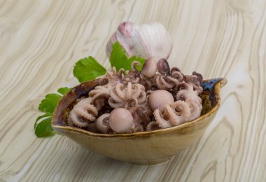 haşlanmış ahtapot