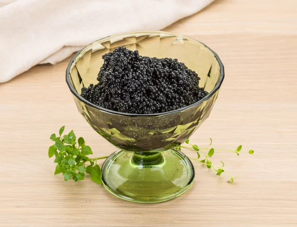 Black caviar — Stock Photo, Image