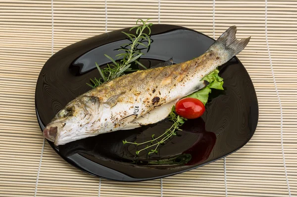 Grilled seabass — Stock Photo, Image